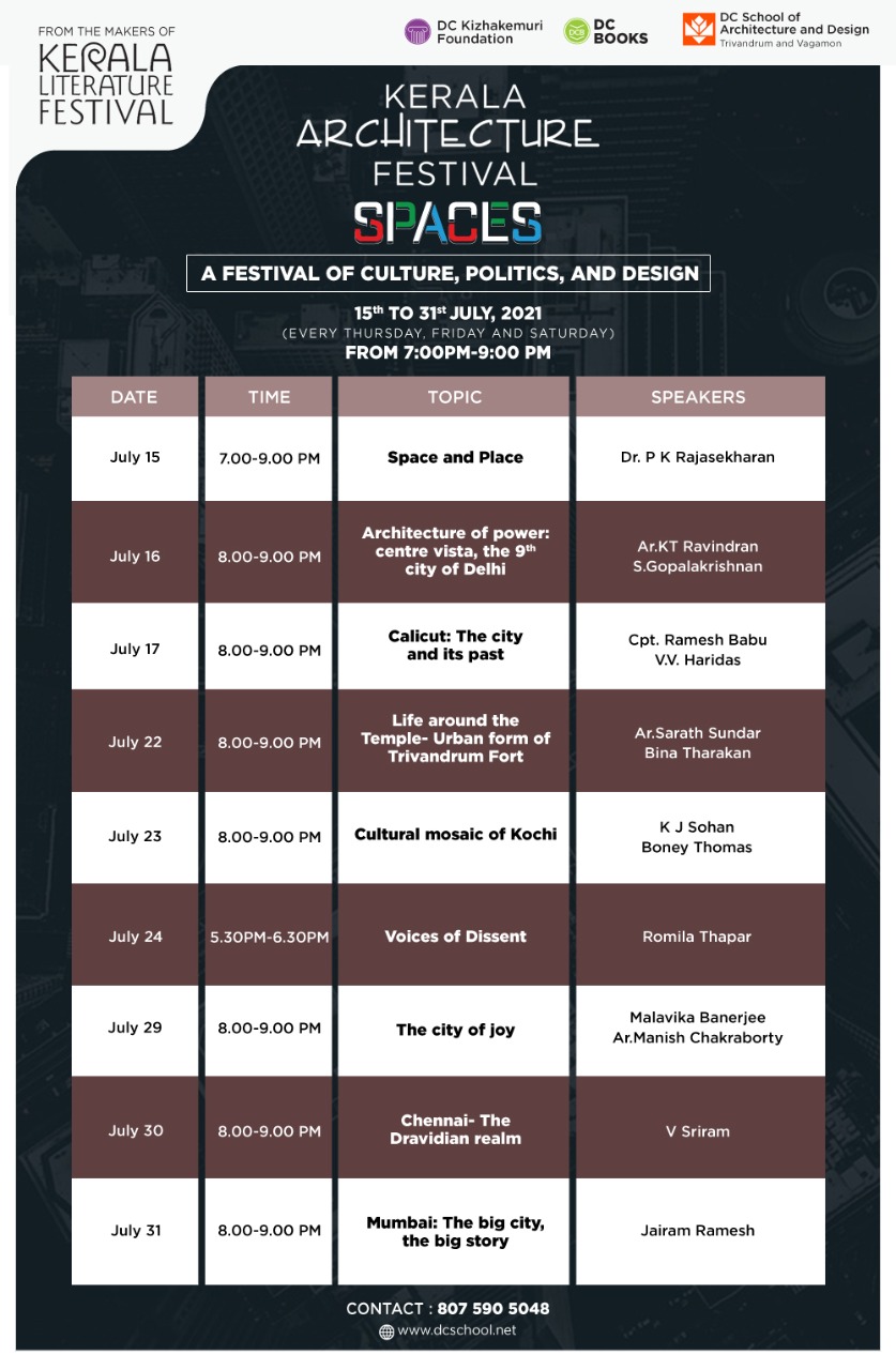 SPACES Schedule